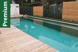 woodstore24 Europäische Lärche, Premiumqualität, 26 mm (S) x 148 mm (B), Oberfläche strukturiert gebürstet / Sichtseite nachsortiert, 13 % Holzfeuchte, splintfrei, aufspreiselfrei, mit seitlicher Nut, Länge: 2,00 m – Produktbild 1 von 1