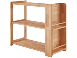Infantil Infantil Kinderregal 'Montessori' B90xT38xH75cm, Bücherregal seitlich, Buche geölt – Produktbild 1 von 1