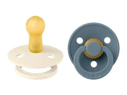 BIBS BIBS Schnuller Naturlatex "Colour" 2er Pack kirschförmig 6-18 Monate – Produktbild 1 von 1