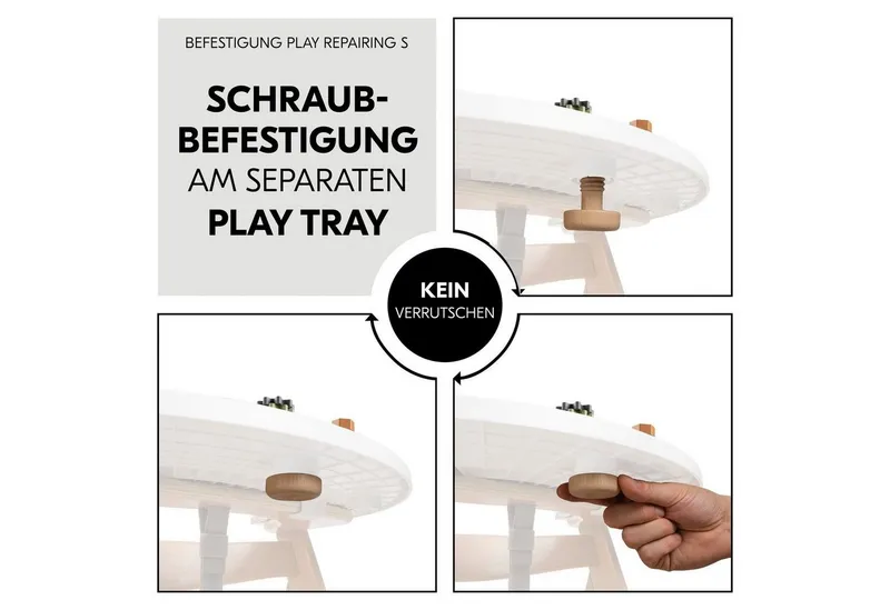 Hauck Hauck Motorikbrett Play Repairing S Gears & Nuts, Bunt, – Produktbild 4 von 5