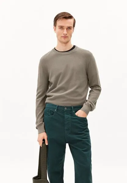 ARMEDANGELS ARMEDANGELS GRAANOS - Herren Pullover Regular Fit aus Bio-Baumwolle, Muddy water, – Produktbild 1 von 4