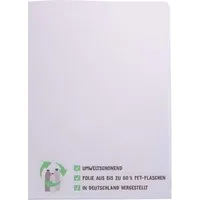 10 Sichthüllen aus Recyclingkunststoff, DIN A4 mit Aufdruck – Produktbild 1 von 1