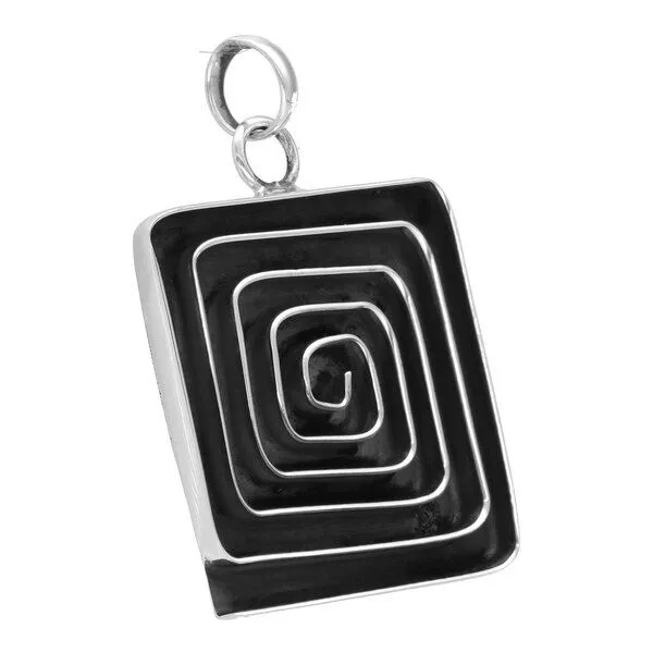pakilia pakilia Silber Kette Labyrinth Fair-Trade und handmade – Produktbild 3 von 4