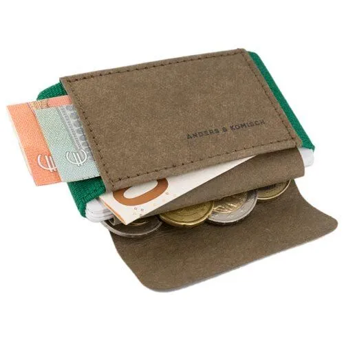 ANDERS & KOMISCH ANDERS & KOMISCH Kleines Portemonnaie mit Schlüsselanhänger für 1-3 Schlüssel, Grün, – Produktbild 4 von 5