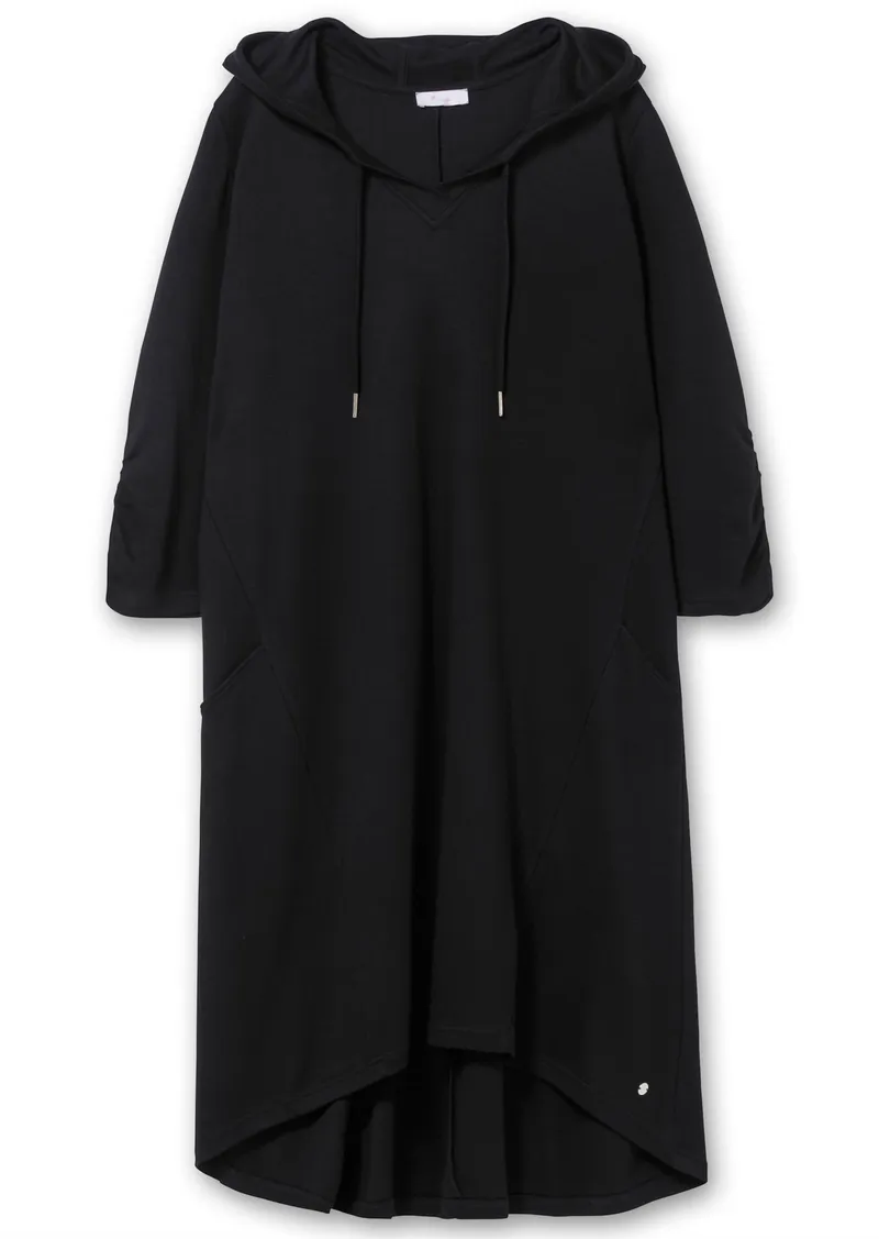sheego Shirtkleid schwarz, Schwarz, – Produktbild 2 von 2