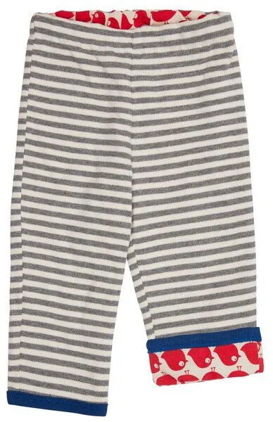 loud + proud loud + proud Babys & Kinder, Wendehose, GOTS-zertifiziert, Grey (grau), – Produktbild 2 von 3