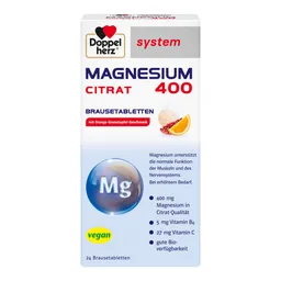 Doppelherz Doppelherz Magnesium 400 Citrat system Brausetabletten – Produktbild 1 von 1
