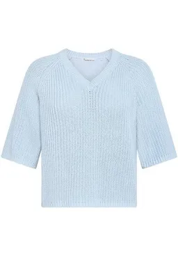 KnowledgeCotton Apparel KnowledgeCotton Apparel Kurzarm Pullover aus Biobaumwolle – Produktbild 1 von 1