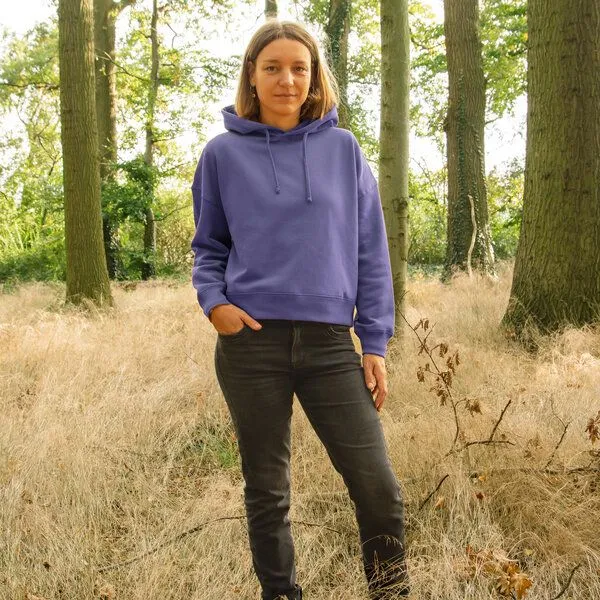 Cmig Cmig Damen Hoodie Waldblumen, Dusk (blau), – Produktbild 3 von 4