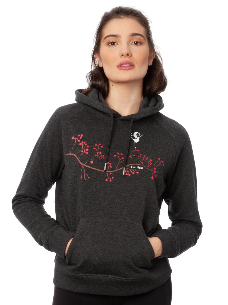 FellHerz FellHerz Damen Hoodie Asana Girl – Produktbild 1 von 4