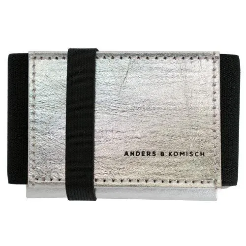 ANDERS & KOMISCH ANDERS & KOMISCH Kleines Portemonnaie mit Münzfach - A&K MINI CLASSIC, Silver, – Produktbild 3 von 8