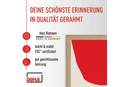 DEHA DESIGN Bilderrahmen Holz Bilderrahmen Fontana, (1 St) – Produktbild 1 von 1