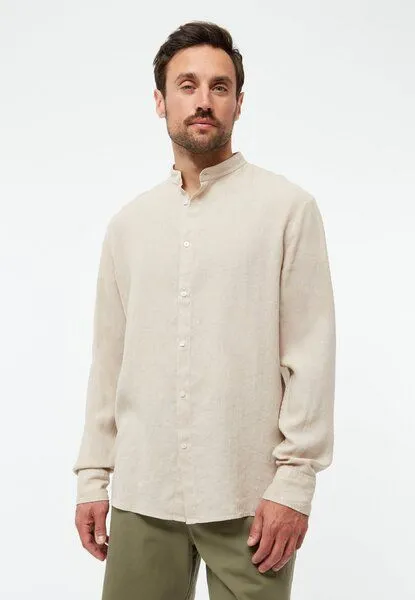 Givn Berlin Givn Berlin Langarmhemd GBWES aus Leinen, Oat beige (linen), – Produktbild 1 von 4