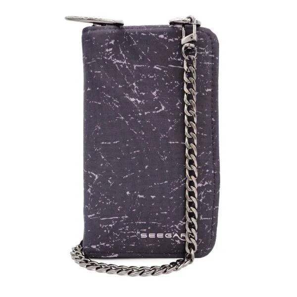 Seegarn Seegarn-Täschle / 2in1 Handy-Tasche und Geldbeutel (MB43), K2 - kette schwarz, – Produktbild 1 von 5