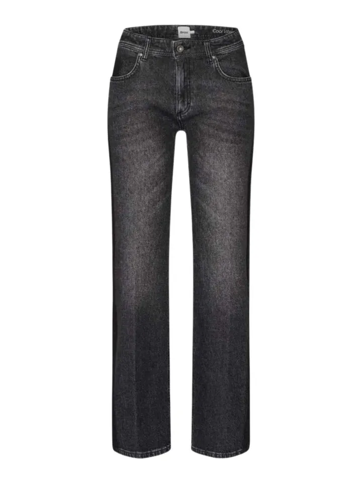 Brax Brax 5-Pocket-Jeans schwarz,Casual,Baumwolle,Unifarben,Straight Leg,Mittel, Schwarz, – Produktbild 1 von 1