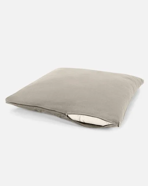 Lotuscrafts Lotuscrafts Meditationsmatte Zabuton Deluxe - Extra Dick - GOTS Zertifiziert, Light taupe, – Produktbild 3 von 4