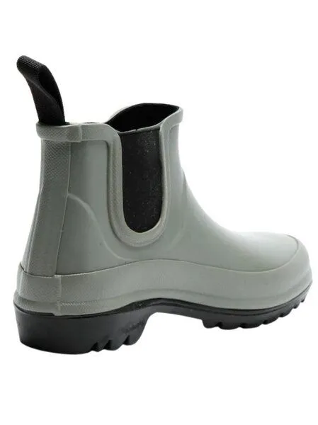 Grand Step Shoes Grand Step Shoes Damen Gummistiefel Vicky Kautschuk, Grau, – Produktbild 3 von 4