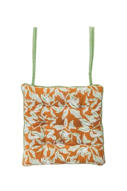 Tranquillo Sitzkissen LEAFY FOREST - orange – Produktbild 1 von 1