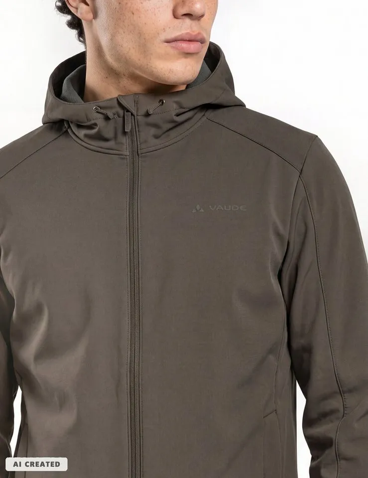 Vaude Vaude Outdoorjacke SE Men's Manang Softshell Jacket (1-St) Übergangsjacke für Frühling und Herbst, Schwarz, – Produktbild 4 von 4