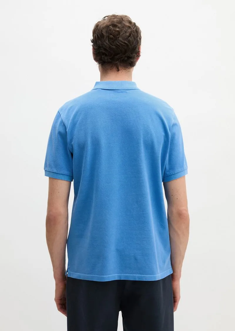 Marc O'Polo Marc O'Polo Poloshirt Faded Blau - Größe L, Blau, – Produktbild 4 von 5