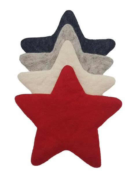 Frida Feeling Frida Feeling Filz Untersetzer Stern, Weiß, – Produktbild 1 von 2