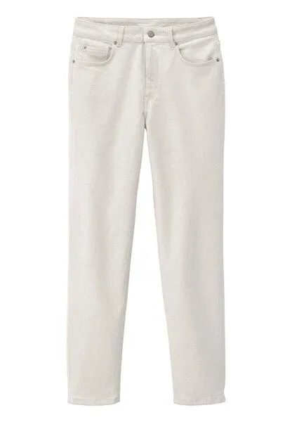 hessnatur hessnatur Jeans HANNA High Rise Mom aus Bio-Baumwolle mit Hanf, Natur, – Produktbild 3 von 4