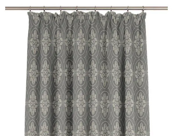 Nature by Adam Nature by Adam Vorhang aus 100% Bio-Baumwolle - Made in Germany - Romantic Puligny Light, Dunkelgrau, – Produktbild 5 von 7
