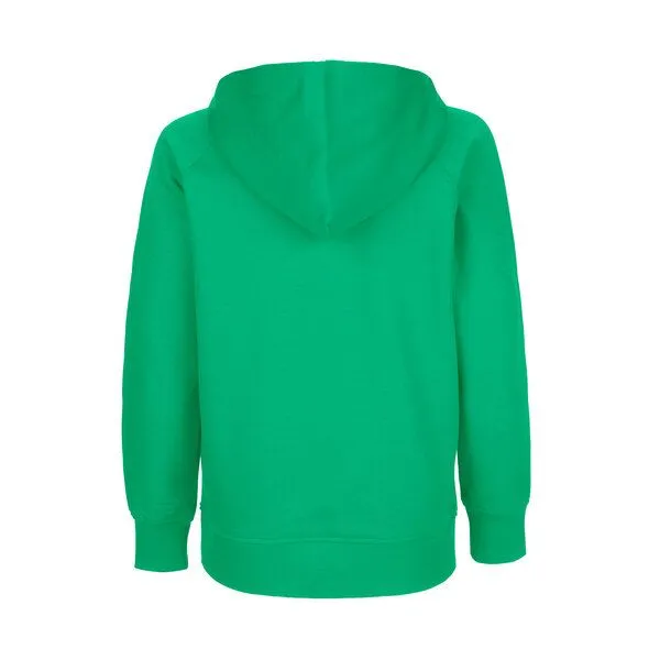 HANDGEDRUCKT HANDGEDRUCKT "Meerjungfrau" Kinder-Hoody, Green, – Produktbild 2 von 4