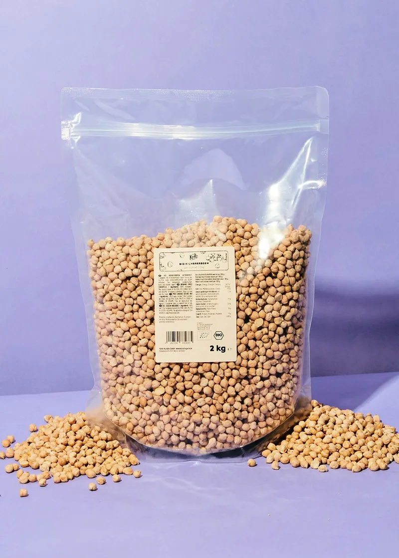 KoRo Bio Kichererbsen 2 kg – Produktbild 1 von 5