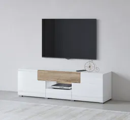 OTTO home Lowboard Toledo,Breite 159cm, trendige TV-Schrank mit dekorative Fräsungen, TV-Board ohne Beleuchtung, TV-Kommode mit viel Stauraum – Produktbild 1 von 1