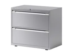 Bisley Bisley Registraturschrank 2-bahnig, 2 Schubladen silber – Produktbild 1 von 1