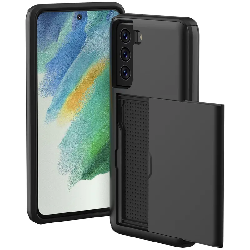 imoshion imoshion Backcover mit Kartenfach für das Samsung Galaxy S21 FE, Schwarz, – Produktbild 1 von 1