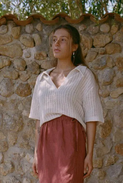 Nénés Nénés Top Morgane, Ecru, – Produktbild 2 von 4