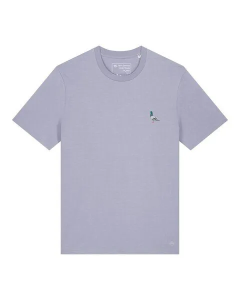 UNIPOLAR UNIPOLAR Besticktes T-Shirt, Taube/lavender (lila), – Produktbild 1 von 5