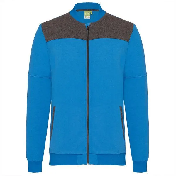 TAO Sportswear TAO Sportswear Herren Freizeitjacke aus Bio-Baumwolle EMIL, Blau, – Produktbild 4 von 4