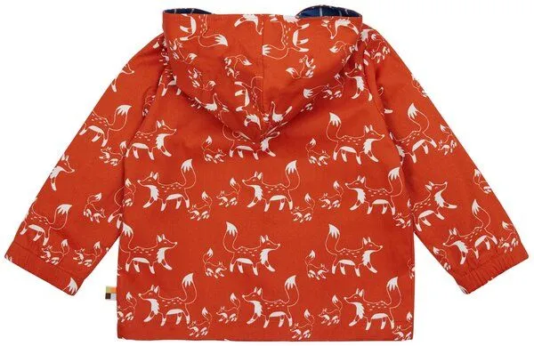 loud + proud loud + proud Babys & Kinder Wasserabweisende Jacke, GOTS-zertifiziert, Terracotta(orange), – Produktbild 2 von 2