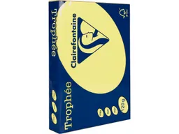 Clairefontaine 250 Blatt Clairfontaine Farbiges Kopierpapier "Trophee" 120 g/m², DIN A4, hellgelb – Produktbild 1 von 1