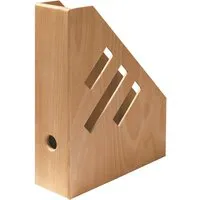 Stehsammler aus Holz für DIN A4 Format, stabil, 8 cm breit – Produktbild 1 von 1