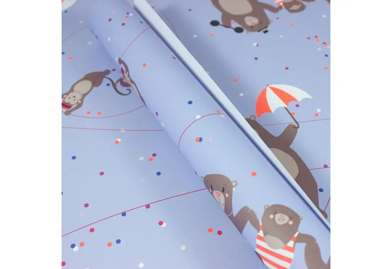 Bow & Hummingbird Bow & Hummingbird Geschenkpapier Circus Bears – Produktbild 7 von 8