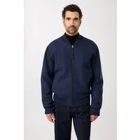 LangerChen LangerChen Bomber Jacke aus Bio Wolle, Steel blue (blau), – Produktbild 1 von 1