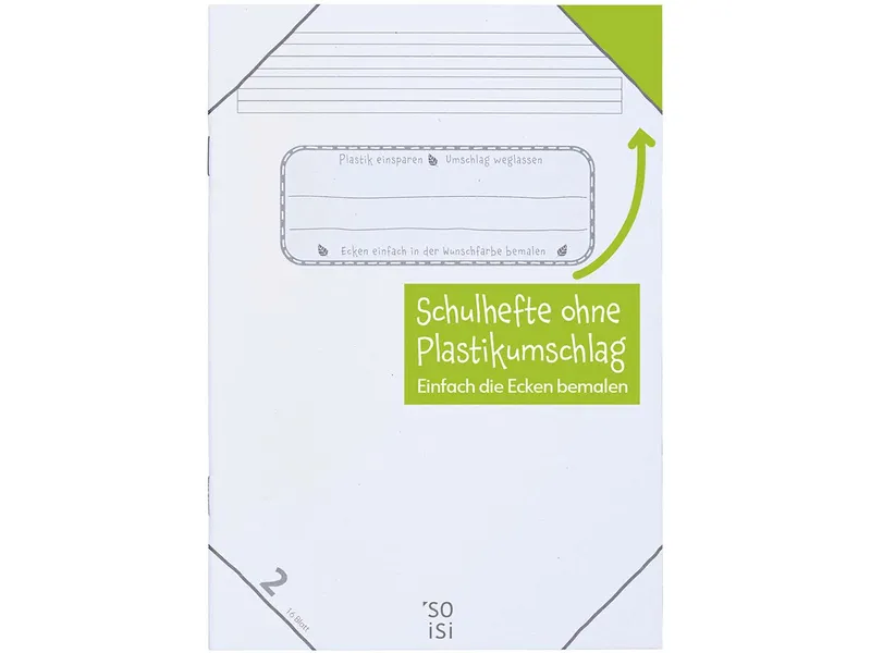 Soisi Soisi Recycling-Schulheft DIN A5 Nr. 2 liniert für Klasse 2 – Produktbild 1 von 1