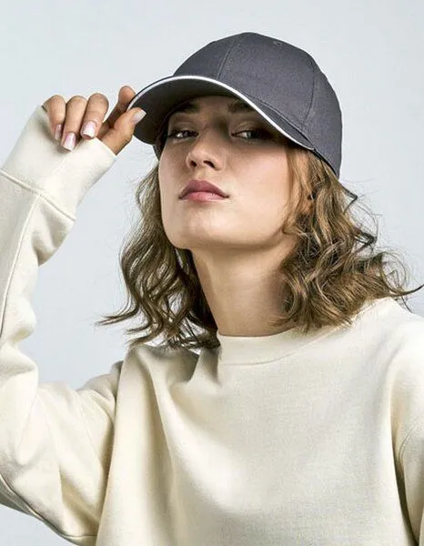 Atlantis Headwear Atlantis Headwear Damen / Herren Sport Cap Baumwolle Metallverschluss, Schwarz, – Produktbild 2 von 2