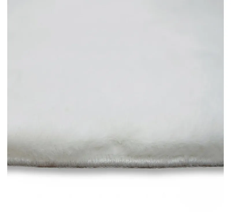 Consilio Concept Fellteppich Teppich Hasenfell Imitat COZY Fell Hochflor rechteckig Höhe: 22 mm, Weiß, – Produktbild 5 von 5