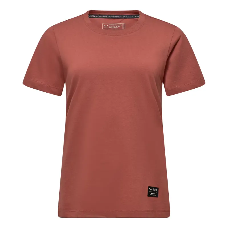 Salewa T-Shirt mit Logo-Patch Damen Salewa Eagle, Rouge, – Produktbild 1 von 1