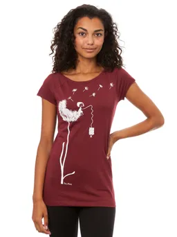 FellHerz Pusteblume Cap Sleeve ruby - XXL – Produktbild 1 von 1