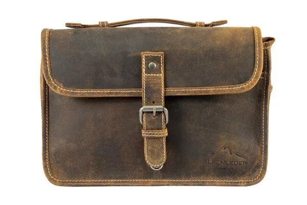 Alpenleder Alpenleder Messenger Bag CRUISER, Old havanna, – Produktbild 3 von 4