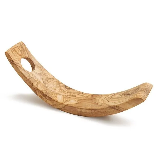 NATUREHOME NATUREHOME Weinflaschenhalter aus Olivenholz 25 cm – Produktbild 4 von 4