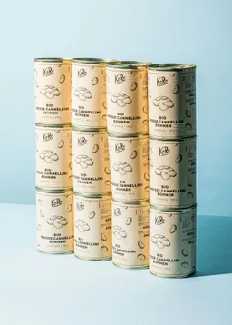 KoRo Weiße Bio Cannellini Bohnen in der Dose 12 x 240 g – Produktbild 1 von 1