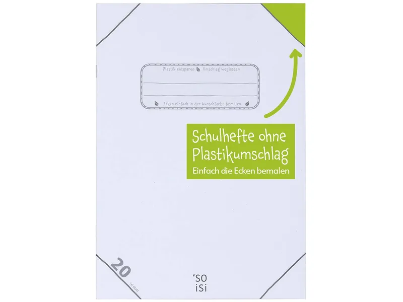 Soisi Soisi Recycling-Schulheft DIN A4 Nr. 20 blanko ohne Rand – Produktbild 1 von 1