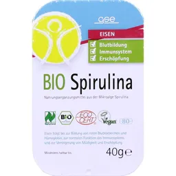 GSE Vertrieb Biologische Nahrungsergänzungs- & Heilmittel SPIRULINA 500 mg Bio Naturland Tabletten 80 St Tabletten – Produktbild 1 von 1